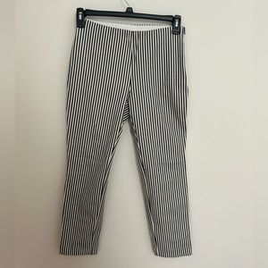 Striped Cigarette Pants